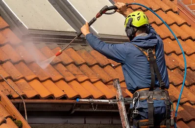 Démoussage et hydrofuge de toiture à Blèves